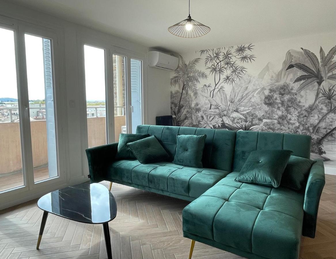 Appartement cosy avec vue imprenable sur la cité Carcasona Exterior foto